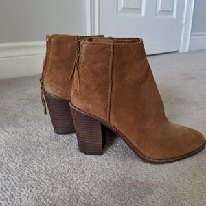 Aldo tan suede booties. Size 6.